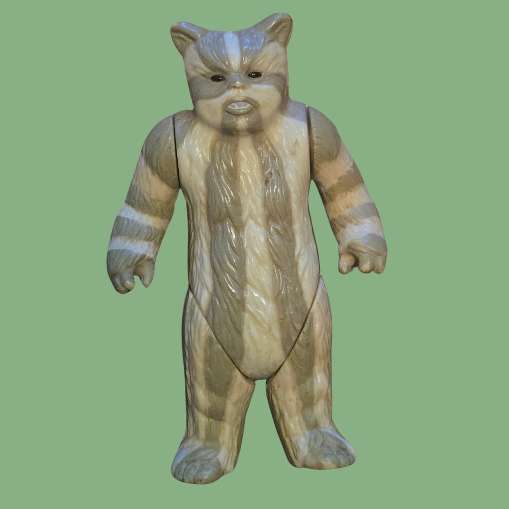 Vintage 1983 Kenner Star Wars Return of the Jedi Ewok Logray Action Figure HK